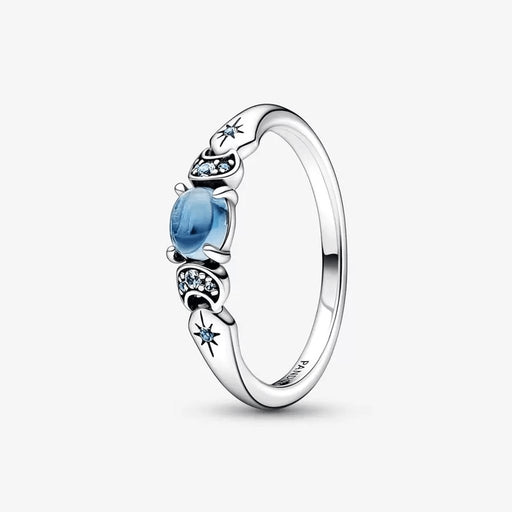 PANDORA : Celestial Blue Sparkling Moon Ring - Annies Hallmark and  Gretchens Hallmark $60.00