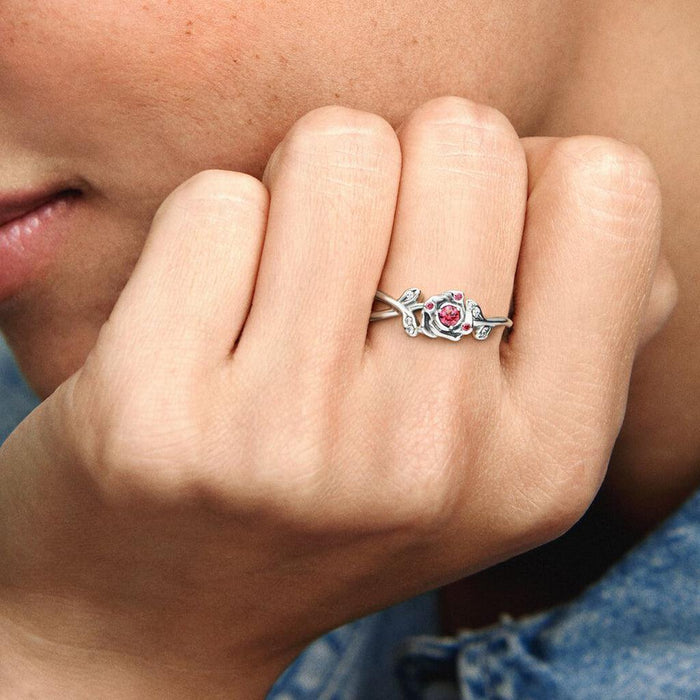 Pandora | Jewelry | June Birthday Blooms Genuine Pandora Grey Moonstone Ring  9854msg | Poshmark