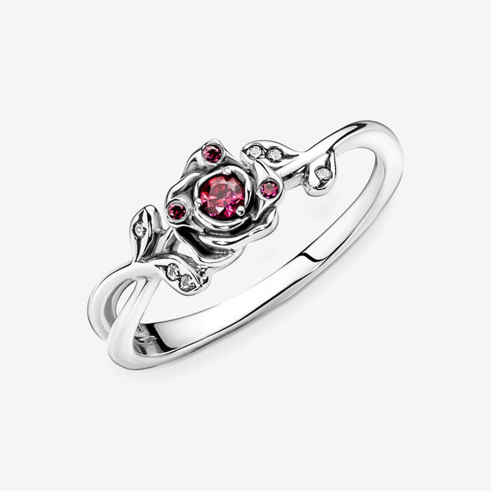 PANDORA : Disney Beauty and the Beast Rose Ring - Annies Hallmark