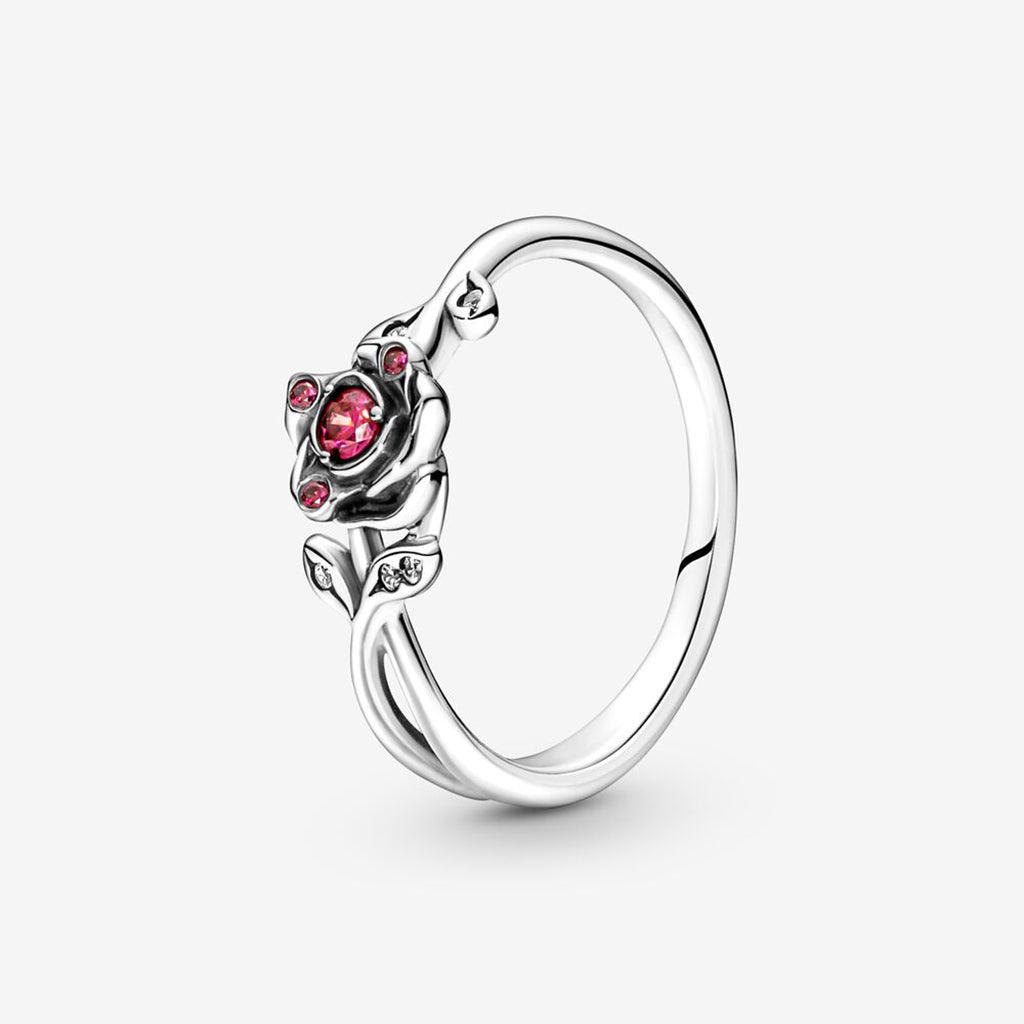 Marquise shaped Red Rose Ring – Alankaara