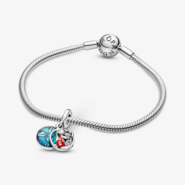 Disney Stitch Charms Bracelet Cartoon Lilo & Stitch Stainless