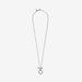 PANDORA : Double Hoop T-bar Necklace -