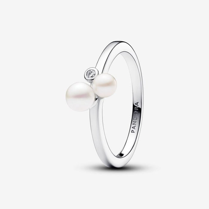 Hallmark Pandora Rings PANDORA : Duo Treated Freshwater Cultured Pearls Ring - Sterling Silver ...