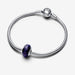 PANDORA : Faceted Blue Murano Glass Charm - PANDORA : Faceted Blue Murano Glass Charm