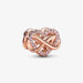 PANDORA : Family Infinity Pink Heart Charm -