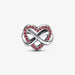 PANDORA : Family Infinity Red Heart Charm -