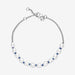 PANDORA : Freshwater Cultured Pearl Blue Cord Chain Bracelet -