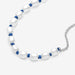 PANDORA : Freshwater Cultured Pearl Blue Cord Chain Bracelet -