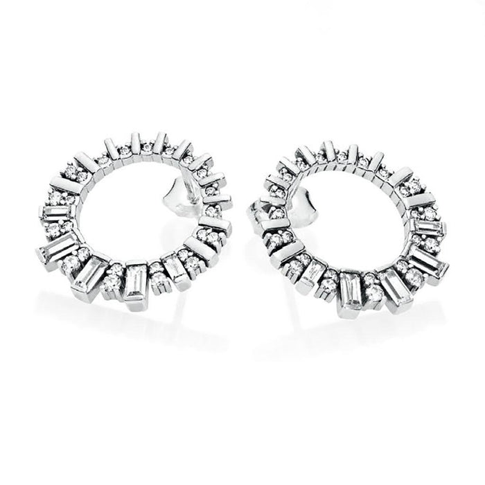 Artificial Diamonds Daily Wear AAA+ White Zircon Stud Earrings in 18KT Gold  For Women at Rs 5000/pair in Abu Road