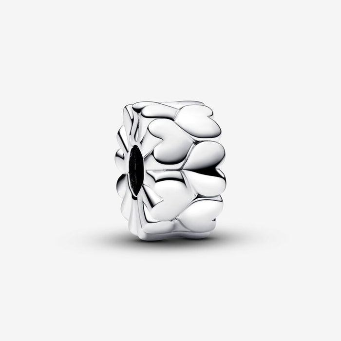 PANDORA : Heart Pattern Clip Charm - PANDORA : Heart Pattern Clip Charm