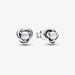PANDORA : June White Eternity Circle Stud Earrings -