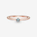 PANDORA : Light Blue Solitaire Ring -