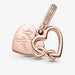 PANDORA : Love You Infinity Heart Dangle Charm -