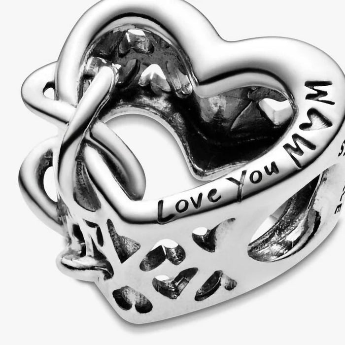 PANDORA : Love You Mum Infinity Heart Charm -