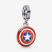 PANDORA : Marvel The Avengers Captain America Shield Dangle Charm -