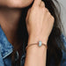 PANDORA : Matte Blue Murano Glass Charm -