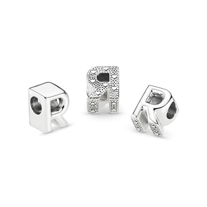 PANDORA : MOMENTS Letter Charm - 'R' -