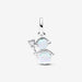 PANDORA : Opalescent Snowman Dangle Charm - PANDORA : Opalescent Snowman Dangle Charm