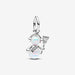 PANDORA : Opalescent Snowman Dangle Charm - PANDORA : Opalescent Snowman Dangle Charm