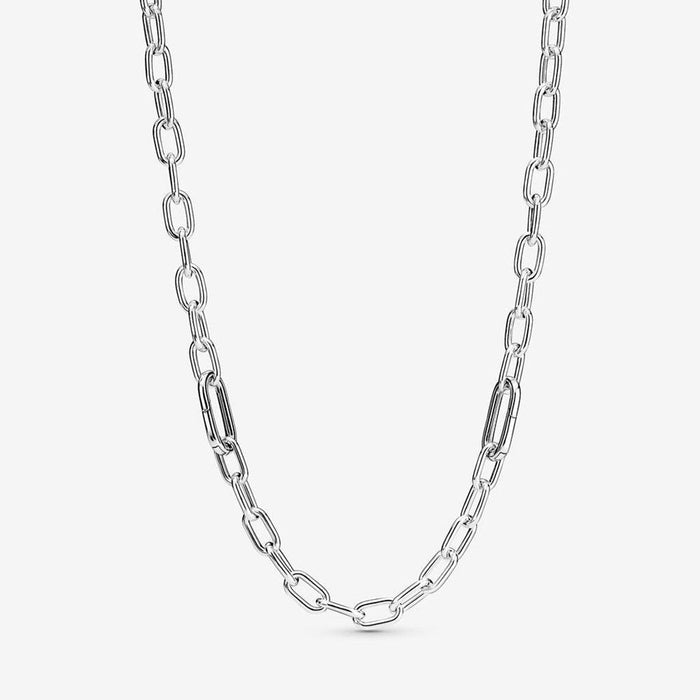 PANDORA : Pandora ME Link Chain Necklace with 2 Connectors in Sterling Silver - 19.7" -