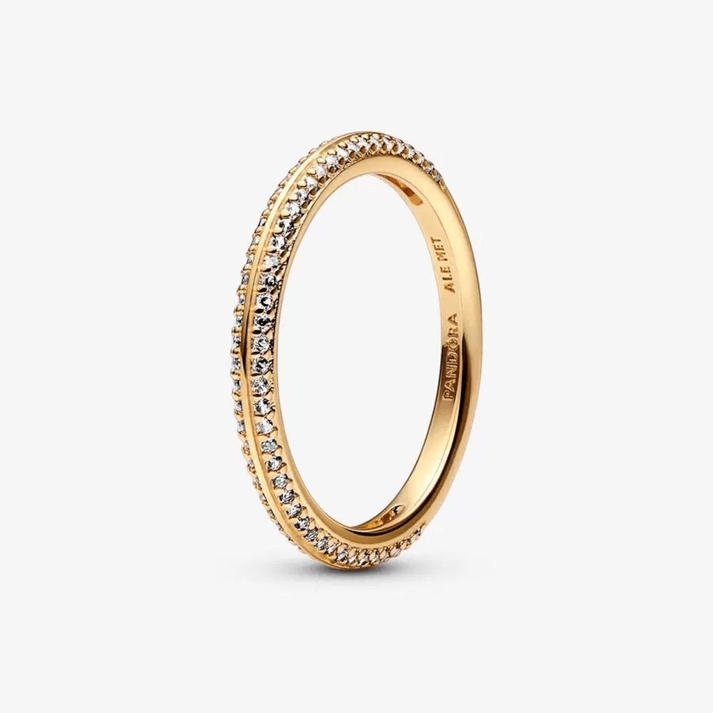 PANDORA : Pandora ME Pavé Ring - Gold Plated - Annies Hallmark and