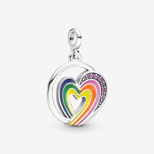 PANDORA : Pandora ME Rainbow Heart of Freedom Medallion -