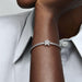 PANDORA : Pandora Moments Asymmetric Star Clasp Snake Chain Bracelet -