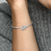 PANDORA : Pandora Moments Asymmetric Star T-bar Snake Chain Bracelet -