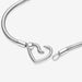 PANDORA : Pandora Moments Heart Closure Snake Chain Bracelet -