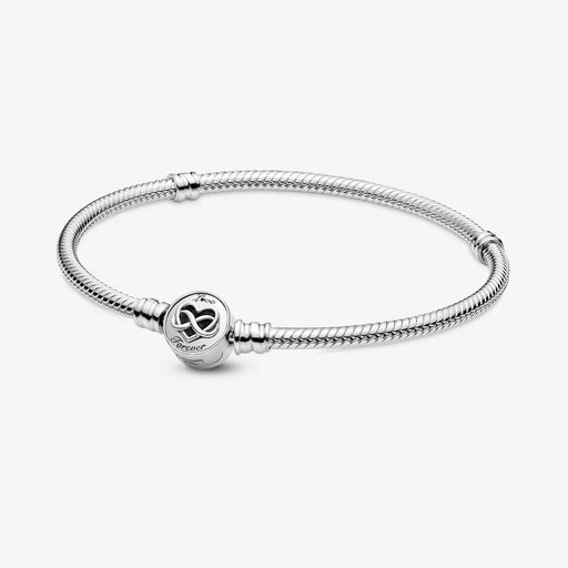 PANDORA : Pandora Moments Heart Infinity Clasp Snake Chain Bracelet -