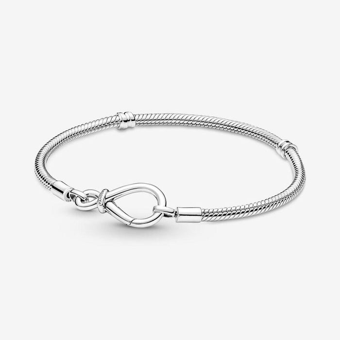 PANDORA : Pandora Moments Infinity Knot Snake Chain Bracelet -