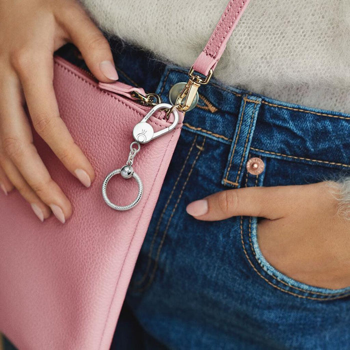 Tureclos Cute Key Chain Ring Cartoon Home Door Car Keychain Holder Handbag Bag Decoration Keyring Pendant Jewelry for Girls Woman Pink, Adult Unisex