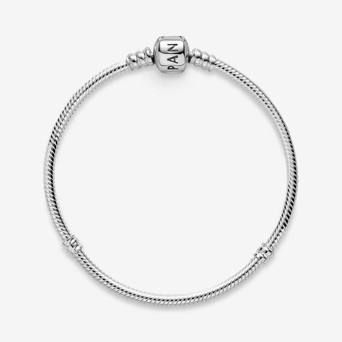 PANDORA : Pandora Moments Snake Chain Bracelet in Silver -