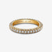 PANDORA : Pandora Timeless Pavé Single-row Ring in Gold Plated -