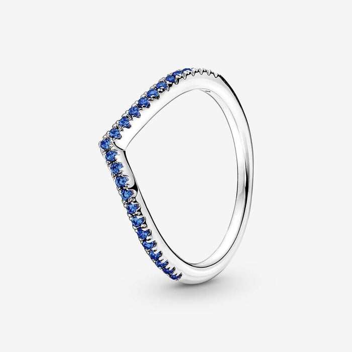 PANDORA : Pandora Timeless Wish Sparkling Blue Ring -