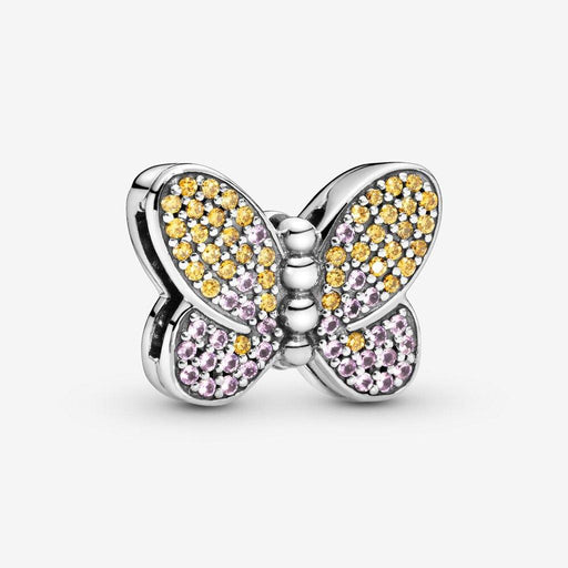 PANDORA : Pavé Butterfly Clip Charm -