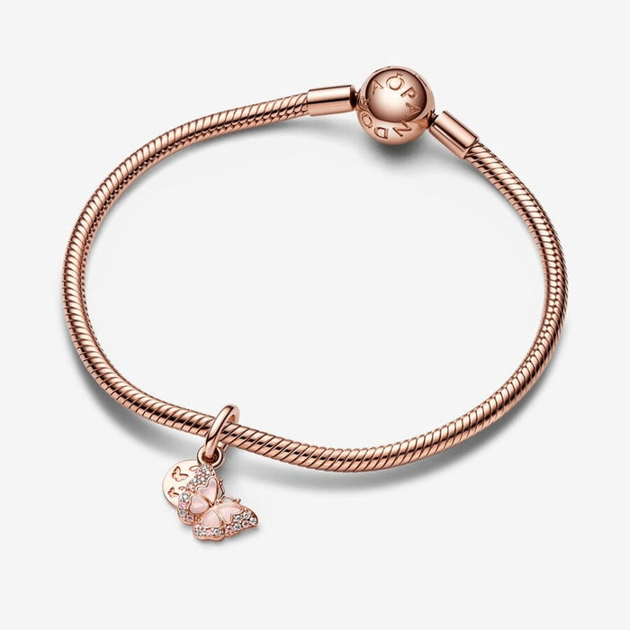 Pink Mermaid Charm - Peach Enamel Mermaid Charm for Keychains - Gold Charms  for Bracelets - Set of 5