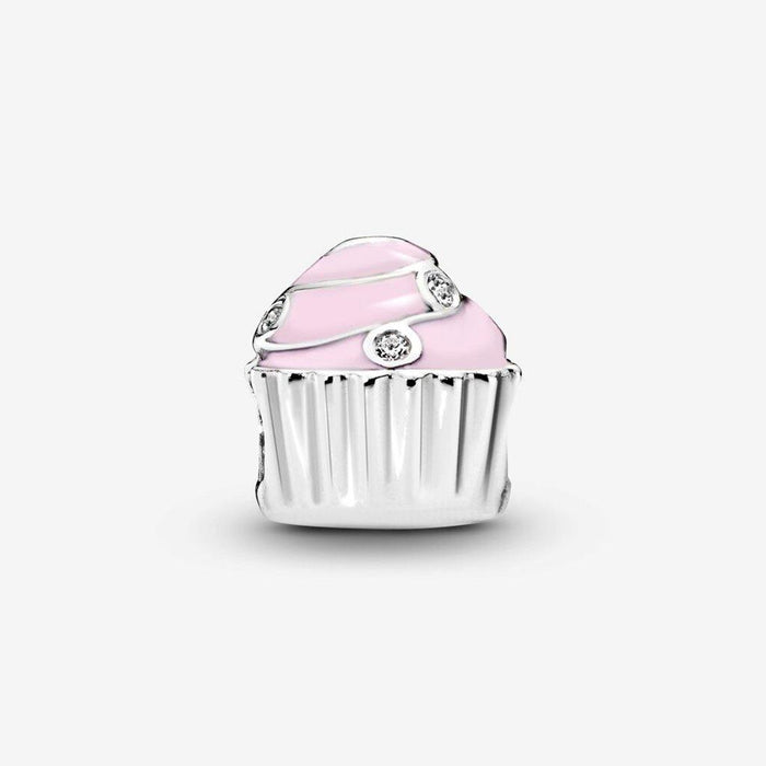PANDORA : Pink Cupcake Charm -