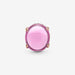 PANDORA : Pink Oval Cabochon Charm -