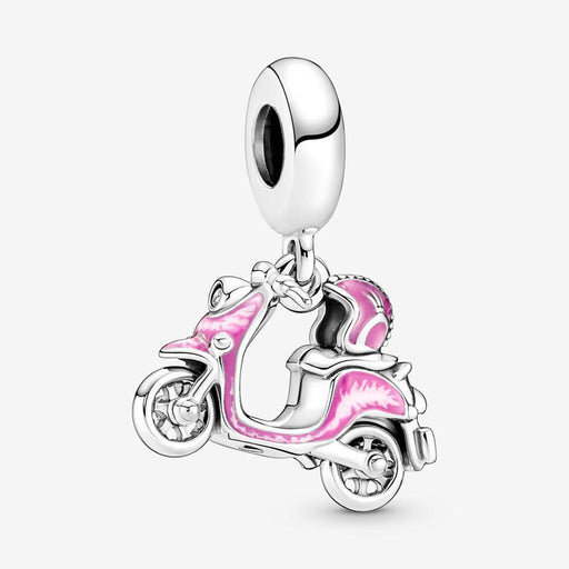 PANDORA : Pink Scooter Dangle Charm -