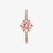 PANDORA : Pink Sparkling Crown Solitaire Ring -