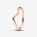 PANDORA : Polished Wave Ring - Gold - PANDORA : Polished Wave Ring - Gold