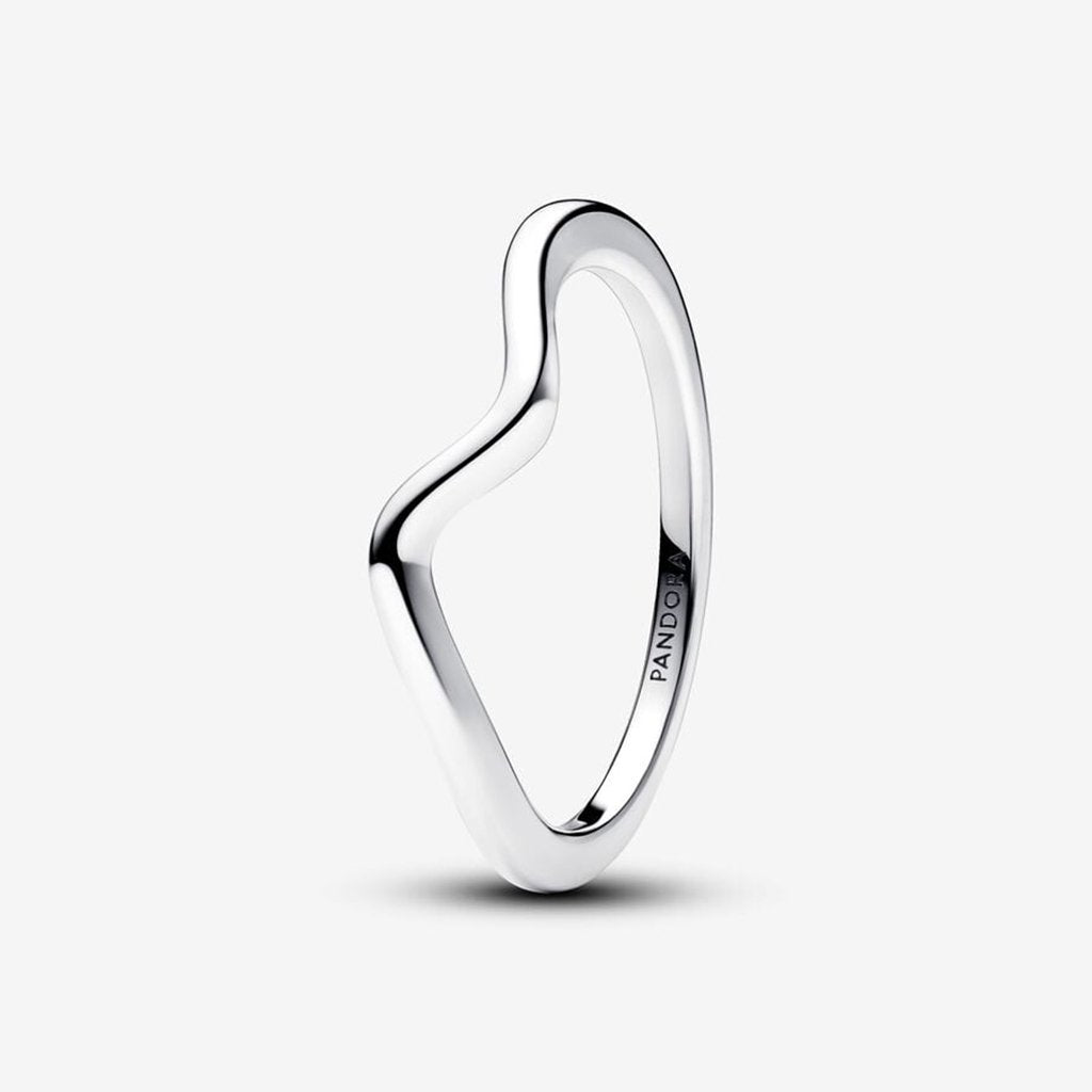 PANDORA : Polished Wave Ring - Sterling Silver - Annies Hallmark