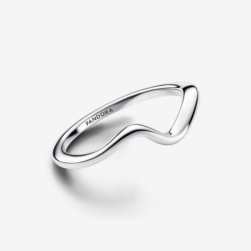 PANDORA : Polished Wave Ring - Sterling Silver - PANDORA : Polished Wave Ring - Sterling Silver
