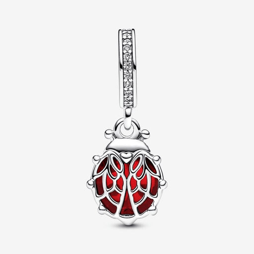 PANDORA : Red Ladybird Dangle Charm -