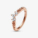 PANDORA : Regal Swirl Tiara Ring - Rose Gold Plated -