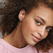 PANDORA : Sparkling Asymmetric Stars Stud Earrings -