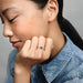 PANDORA : Sparkling Blue Elevated Heart Ring - PANDORA : Sparkling Blue Elevated Heart Ring