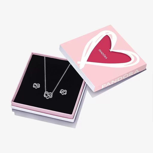 PANDORA : Sparkling Infinity Heart Jewelry Gift Set - PANDORA : Sparkling Infinity Heart Jewelry Gift Set