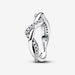 PANDORA : Sparkling Intertwined Wave Ring - Sterling Silver - PANDORA : Sparkling Intertwined Wave Ring - Sterling Silver
